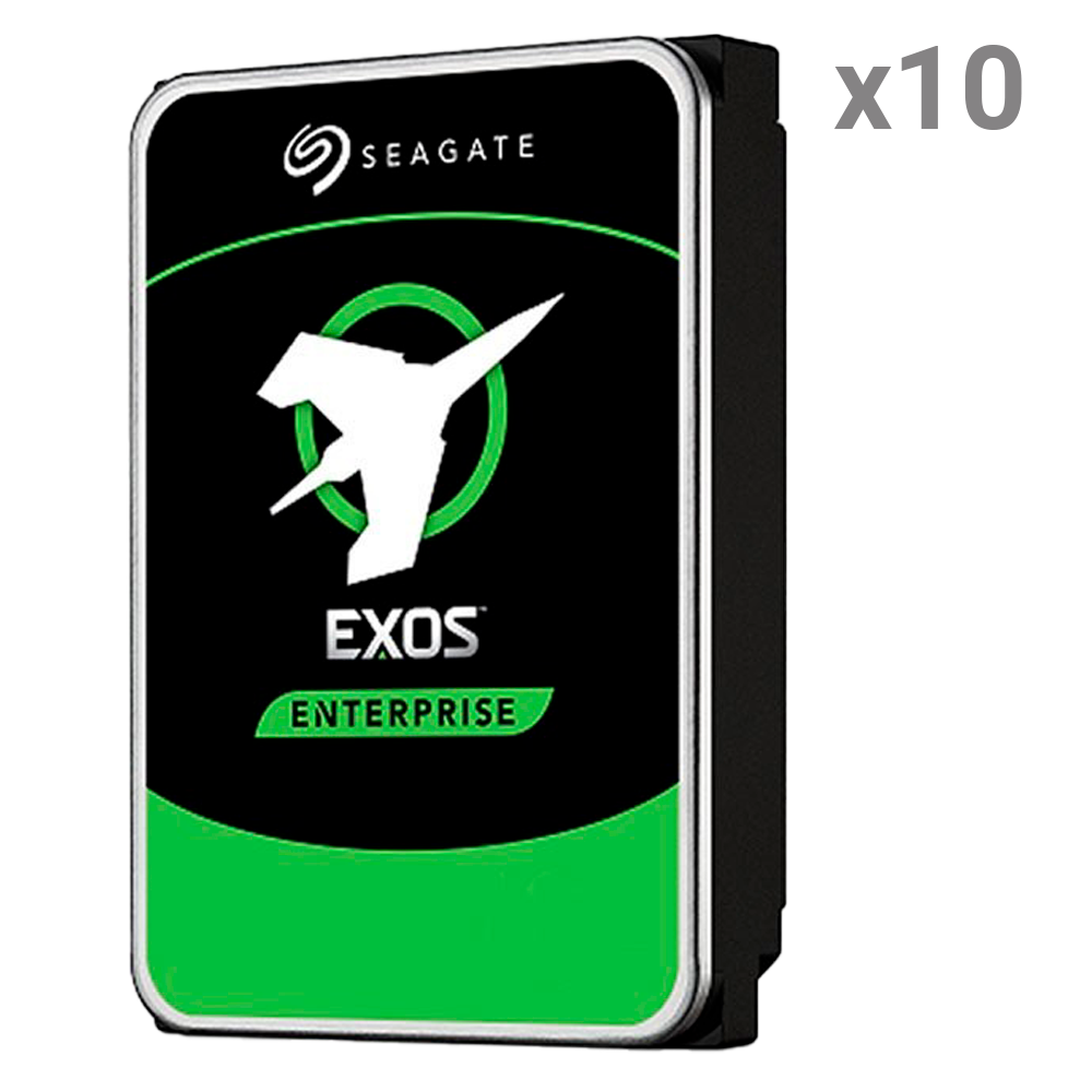 Hard Disk Seagate - 10 pezzi | Capacità da 8 TB ciascuno - Interfaccia SATA III 6 Gb/s - Modello ST8000NM017B - Progettato per 24/7/365 - Per i server ad alta capacità