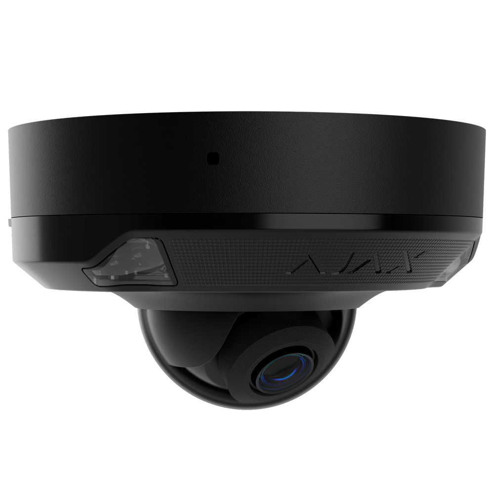 Cámara IP 8 Megapixel Ajax - 1/2.8&quot; Progressive Scan CMOS - Lente 4 mm | Ranura MicroSD hasta 256GB - IR15m | Luz Blanca 15 m | PoE 802.3at/af - Con Inteligencia Artificial - Color negro