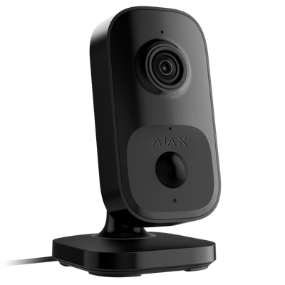Telecamera IP Cube 4 Mp - Rilevamento oggetti tramite IA - IR 8 m / Rilevamento PIR fino a 4 m - Audio bidirezionale con cancellazione del rumore - Wi-Fi 2.4 GHz con Jeweller/Wings - Colore nero