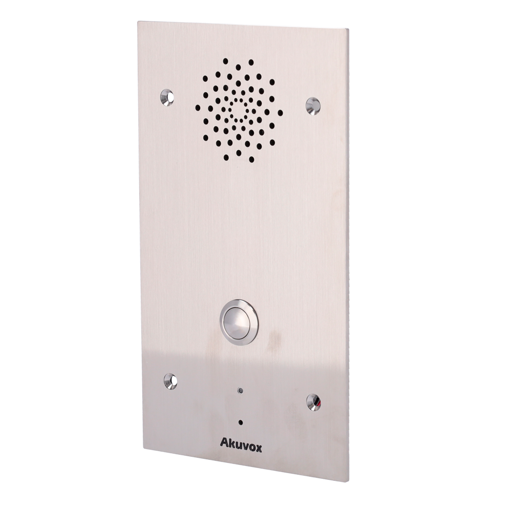 Videocitofono IP antivandalo IK10 - Audio bidirezionale - 2 relè | PoE