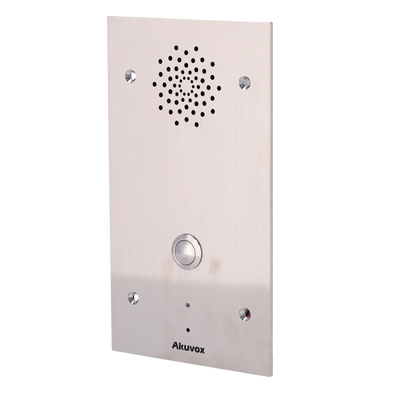 Videocitofono IP antivandalo IK10 - Audio bidirezionale - 2 relè | PoE