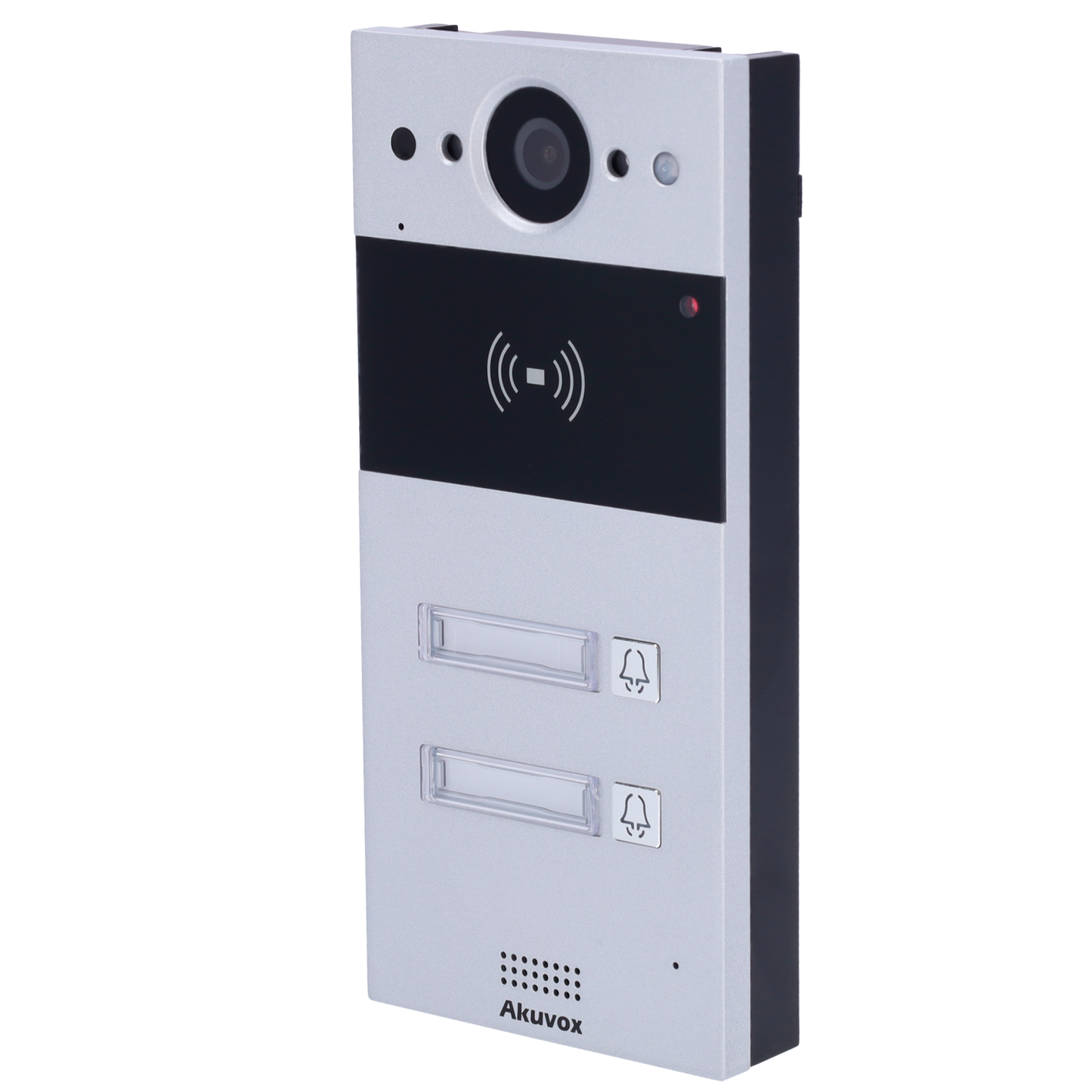 Videocitofono IP da parete - Telecamera 2 Mp | Audio bidirezionale - Apertura tramite scheda EM/MF e NFC | 2 relè - 2 appartamenti | PoE