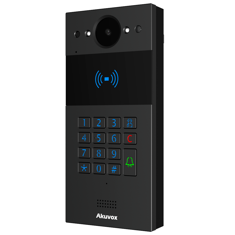 Videocitofono IP da parete - Telecamera 2 Mp | Audio bidirezionale - Apertura con scheda EM/MF