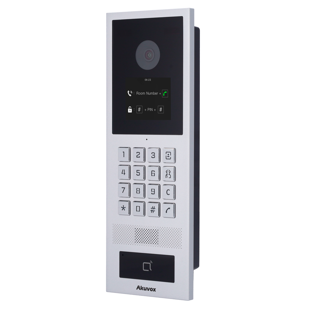 Videocitofono IP antivandalo IK08 - Telecamera 2 Mp | Audio bidirezionale - Scheda EM/MF