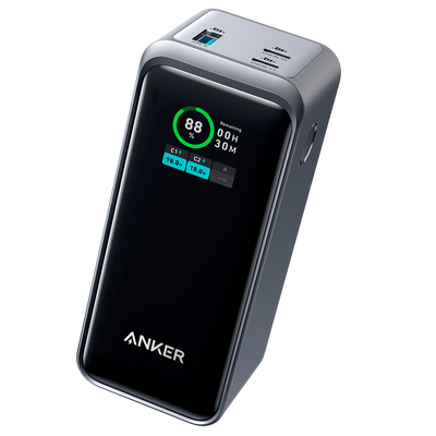 Anker Power bank con display - Capacità 20000mAh  - Ingressi 2x USB-C - Uscite 2x USB-C