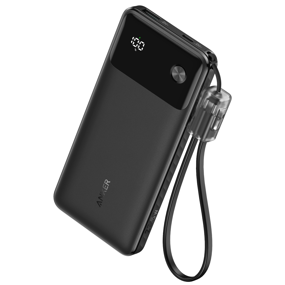 Anker Power bank con display - Capacità 10000mAh  - Ingressi USB-C - Uscite USB-A