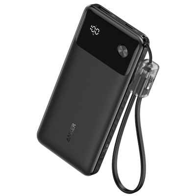 Anker Power bank con display - Capacità 10000mAh  - Ingressi USB-C - Uscite USB-A