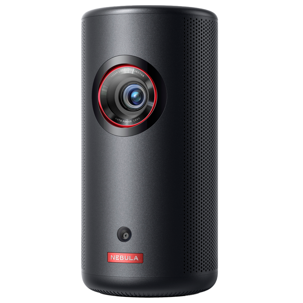 Nebula Capsule 3 Laser Proiettore 1080p - Connessione WiFi / SO Google TV - Luminosità 300 Lumen - Proiezione fino a 120" - Autonomia fino a 2.5 ore - Altoparlante 8W (Dolby Audio)
