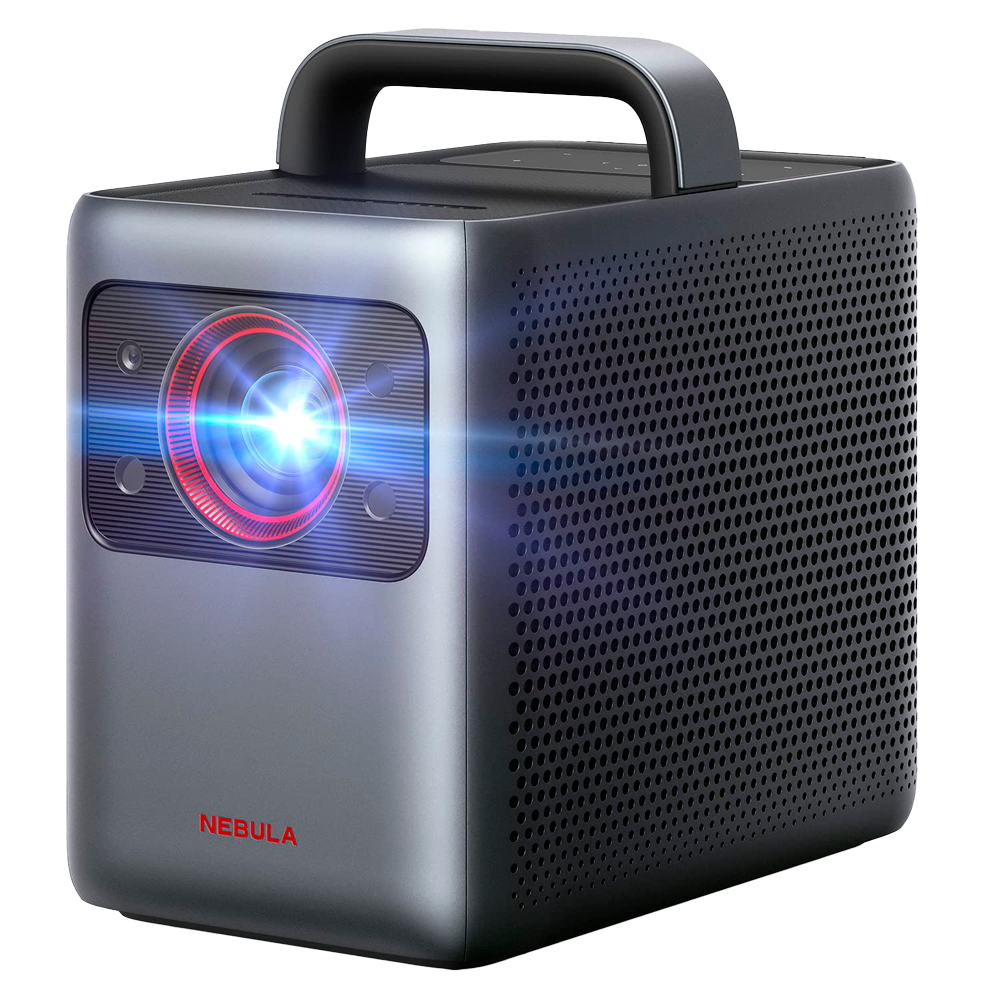 Nebula Cosmo 4K SE Proiettore - Connessione WiFi / SO Google TV - Luminosità 1800 Lumen - Proiezione fino a 200" - Altoparlante 30W (Dolby Audio)