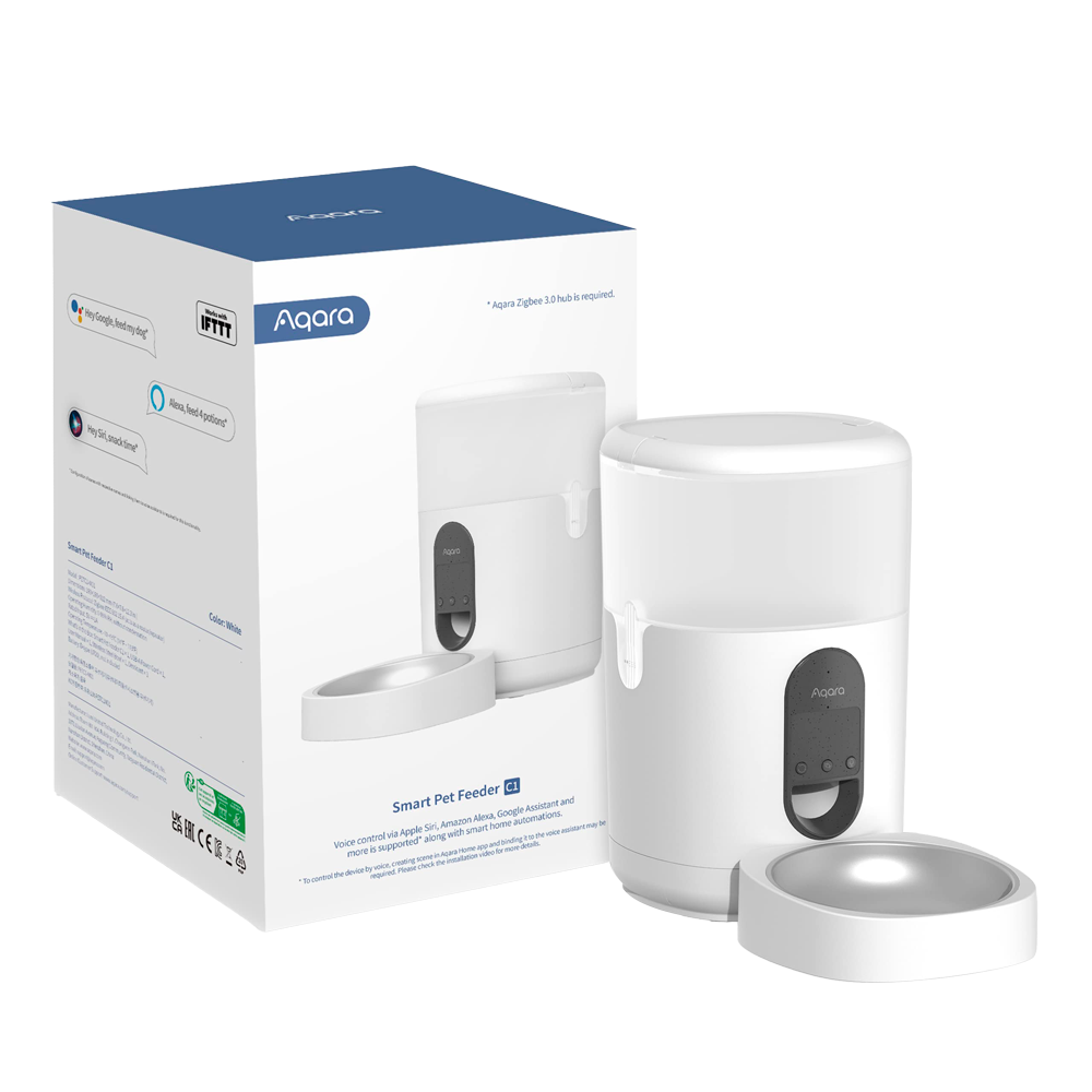Aqara Ciotola Smart C1 - Zigbee 3.0  / Matter over Zigbee - Richiede AQARA HUB 3.0 - Ripetitore Zigbee - 4L di capacità  - Supporta Google