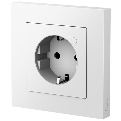 Aqara Presa da parete H2 - Zigbee 3.0 - Matter over Zigbee - Protezione da alta tensione - Monitoraggio del consumo / Timer - Supporta Apple Homekit