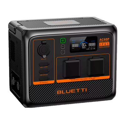 Batteria portatile Bluetti - Grande capacità 504Wh (18Ah) - Potenza in uscita 600W - Uscite e modalità di ricarica multiple - 3000 cicli di vita | Funzione UPS | IP65 - Display LCD | Controllo tramite APP