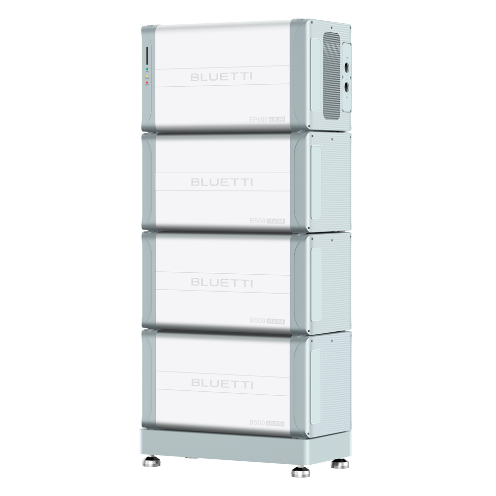 Kit batteria domestica - Inverter + Batteria + Supporto - Gran capacità 14880Wh - Potenza 6000W - Controllo tramite APP (Wifi e Bluetooth) - IP65