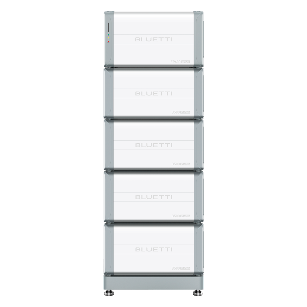Kit batteria domestica - Inverter + Batteria + Supporto - Gran capacità 19840Wh - Potenza 6000W - Controllo tramite APP (Wifi e Bluetooth) - IP65