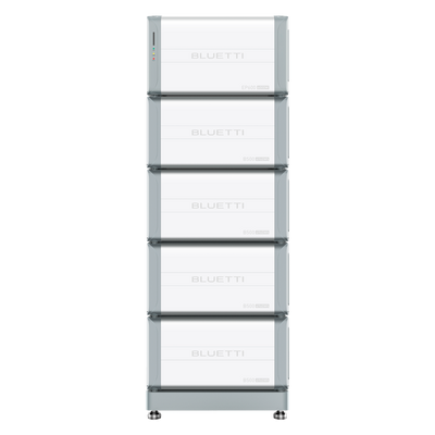 Kit batteria domestica - Inverter + Batteria + Supporto - Gran capacità 19840Wh - Potenza 6000W - Controllo tramite APP (Wifi e Bluetooth) - IP65