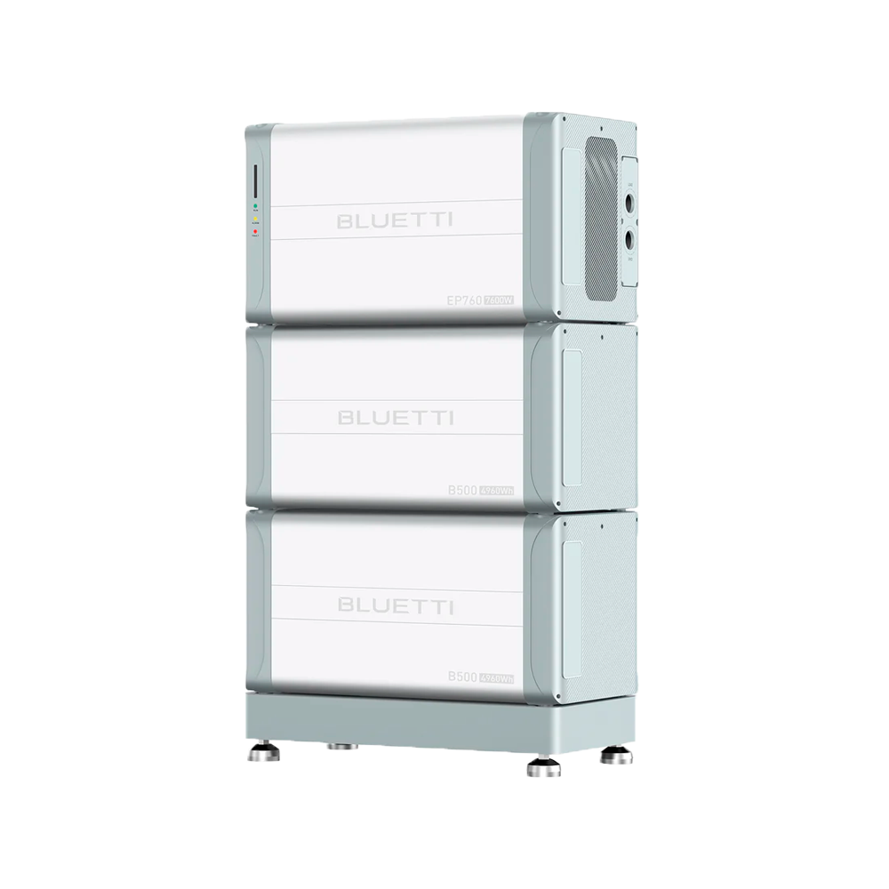 Kit batteria domestica - Inverter + Batteria + Supporto - Gran capacità 9920Wh - Potenza 7600W - Controllo tramite APP (Wifi e Bluetooth) - IP65