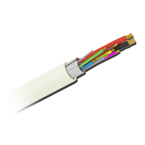 12 conduttori - Conduttore Rame elettrolitico flessibile Classe 5 - Schermo Alluminio poliestere+drenaggio CuSn - Bobina da 500 metri - Certificato CPR: B2ca -s1a