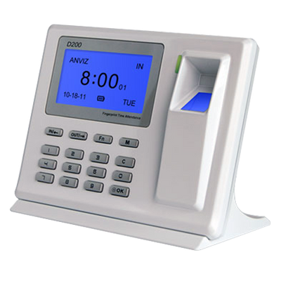 Terminal di Controllo Presenze ANVIZ - Impronte digitali e tastiera - 2000 registrazioni / 50000 registri - Comunicazione USB - 16 Modi di Controllo presenze - Software CrossChex gratuito