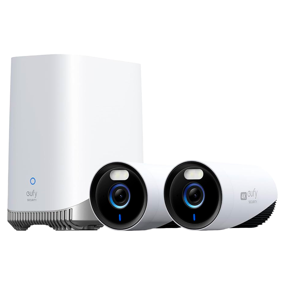 Kit 2 Telecamere + 1 HomeBase 3 Eufy by Anker - 4K /Rilevamento di persone