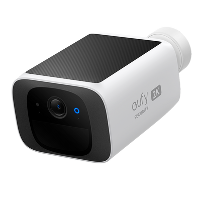Eufy by Anker Telecamera Wifi 2K  - Rilevamento Persone/Volto/Movimento - Pannello solare integrato - Storage integrato 8 GB   - Autonomia illimitata - Adatto per esterni IP67