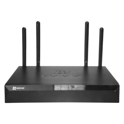 Registratore EZVIZ WiFi NVR - 16 CH video / Compressione H.265 - Risoluzione 5Mpx /200 Mbps - Wifi Dual per telecamere e router - Uscita HDMI e VGA - Ammette 1 hard disk