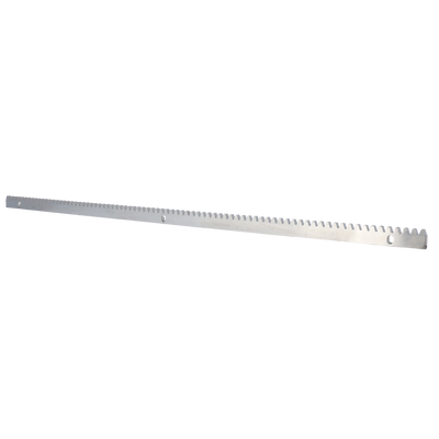 Cerniera per automazione - Ingranaggio del passo M4 - Dimensioni: 1000 (H) x 30 (I) x 10 (P) mm - Realizzata in acciaio inossidabile - Compatibile con GATEOPENER-BL360ENC