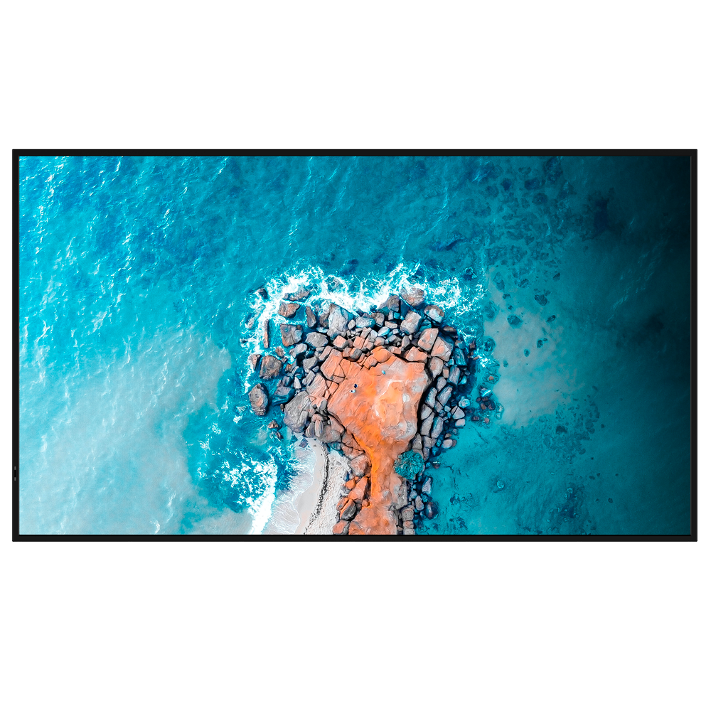 Monitor HISENSE DLED 4K 55" | Serie DM - Risoluzione 3840x2160 - 2 ingressi HDMI 2.0 - Utilizzo intenso 24/7 - Altoparlanti integrati - Android 11