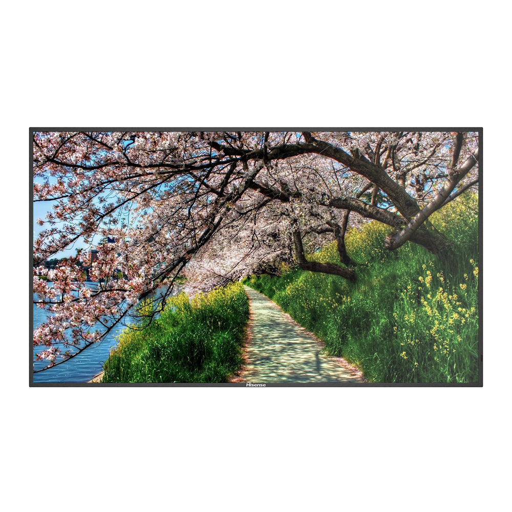 Monitor HISENSE DLED 4K 86" | Serie E - Risoluzione 3840x2160 - 2 ingressi HDMI 2.0 - Utilizzo intenso 18/7 - Audio | Altoparlanti integrati