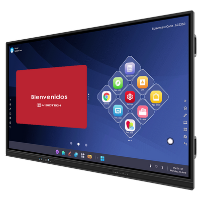 Schermo interattivo IBOARD 65'' 4K - Risoluzione 3840x2160 - Ingressi HDMI