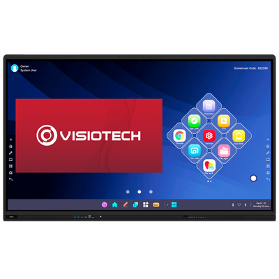 Schermo interattivo IBOARD 86'' 4K - Risoluzione 3840x2160 - Ingressi HDMI