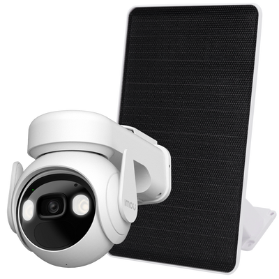 Telecamera Cell Go 4G 2 a Batteria Imou da 3 Megapixel - Ottica 3.6 mm / IR 30m / Led bianco - Rilevamento PIR di persone - Movimento e autotracking/ 10000 mAh - Include il Pannello Solare 5W - Adatto per esterni IP66