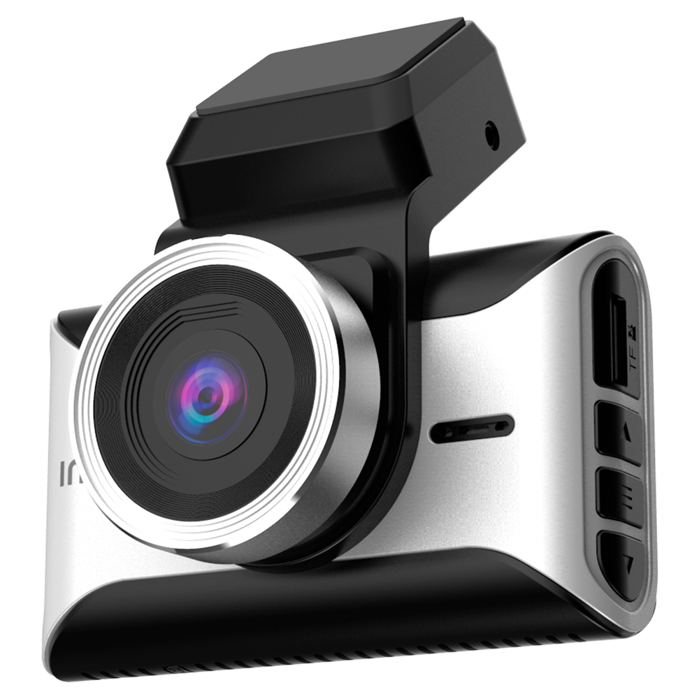 Dash Cam 4K / Cámara Dual - Amplio campo de visión - Pantalla de 3&quot; / Control de voz - Módulo de punto de acceso WiFi - Detección de colisiones / GPS Track - IP52