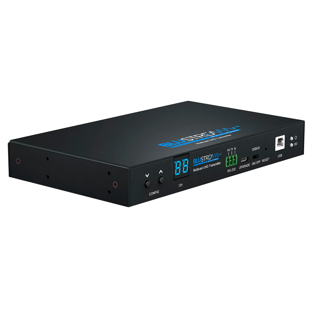 Trasmettitore di segnale HDMI - Risoluzione UHD - 1 ingresso HDMI - 1 uscita LAN (RJ45) - Funzione KVM