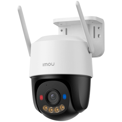 Telecamera 4G 3K 5 Megapixel - Movimento e Autotracking - Ottica 3.6 mm / IR 30m / Led bianco - Rilevamento di persone - Luci deterrenti rosse e blu - Adatto per esterni IP66