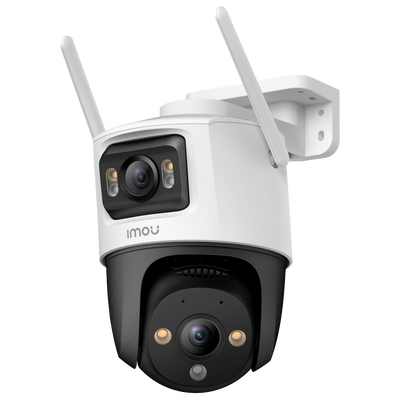 Telecamera Wifi Doppia ottica PT Imou 5 MP 3K - Movimento e Autotracking - Lente 3.6mm / IR 15m - Rilevamento di persone e suoni - Audio Bidirezionale / Sirena - Ammette scheda microSD (máx. 256GB)