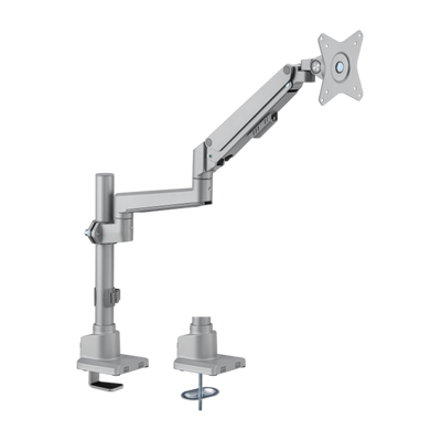Supporto a braccio per monitor - Installazione a tavolo - Carico massimo 9Kg - Inclinazione -45º~ +45º - VESA 75x75 - VESA 100x100mm