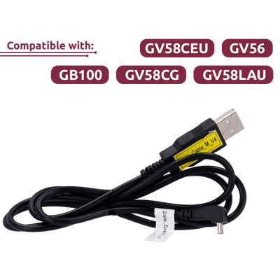 Cavo dati da USB a micro USB - Compatibile con GV56/GV58CEU/GV58LAU/GV58CG/GB100