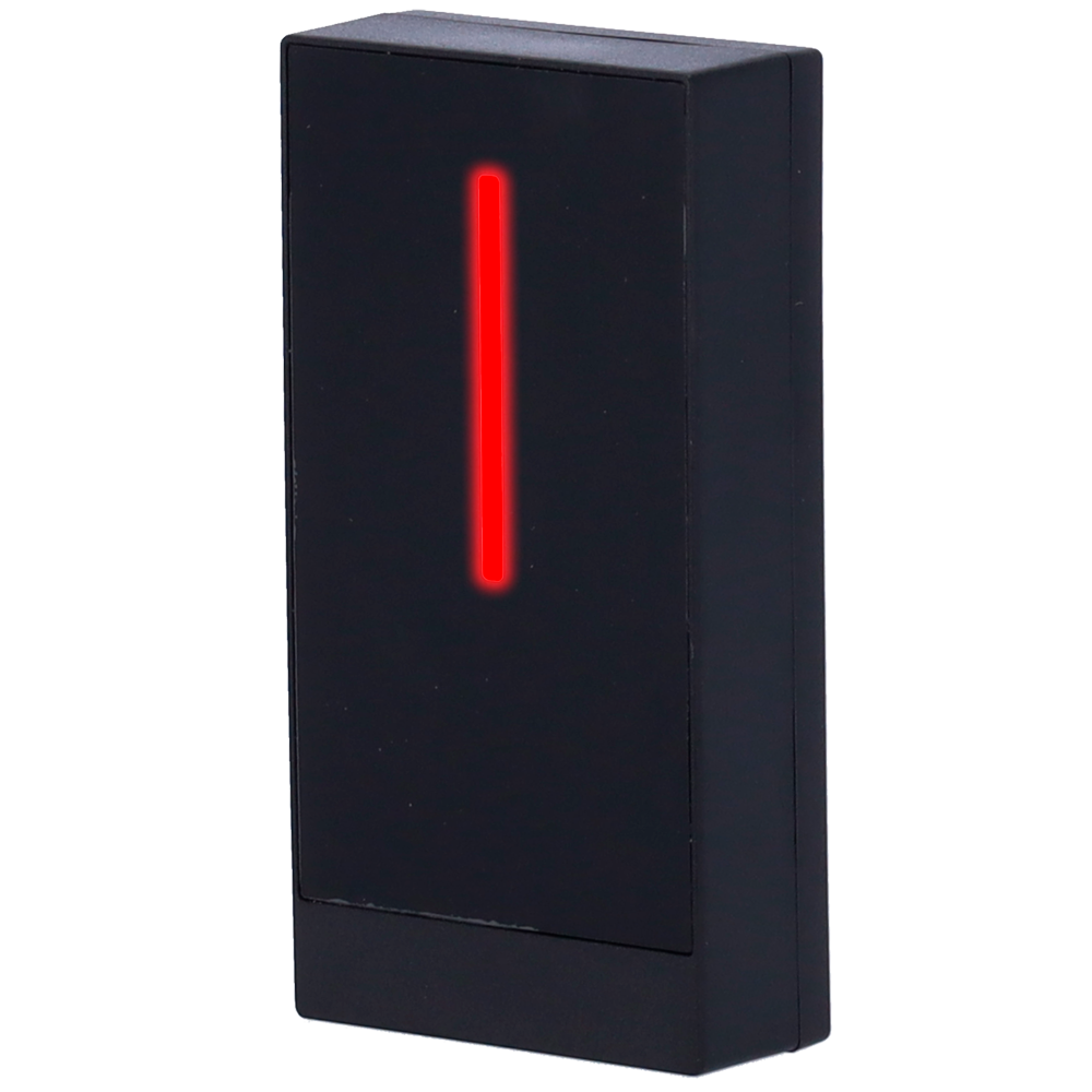 Lettore di accesso da incasso - Accesso tramite scheda MF - Indicatore a LED e acustico - Wiegand 26/34 - Compatibile con dispositivi di terze parti - Adatto per uso esterno IP68  | Plastica