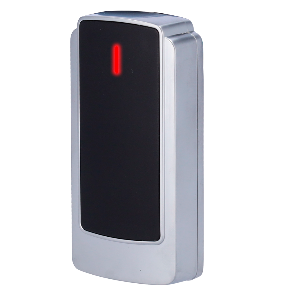 Lettore di accesso - Accesso con scheda EM - Indicatore a LED e acustico - Wiegand 26/34 - Compatibile con dispositivi di terze parti - Adatto per uso esterno IP68 | Metallo