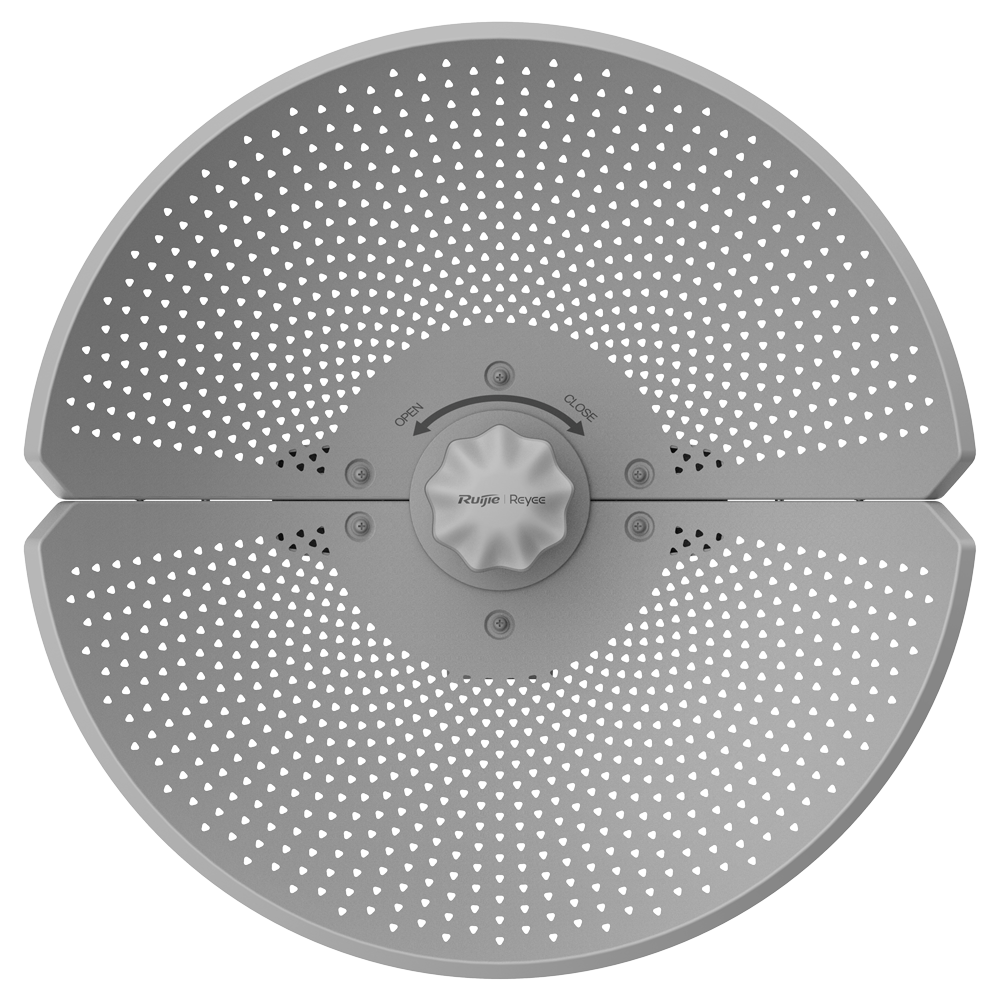 Reyee Wireless bridge fino a 867Mpbs - Collegamento wireless fino a 15 km - Frequenza 5 GHz 5.85 GHz - Protocollo Proprietario basato su TDMA - IP65