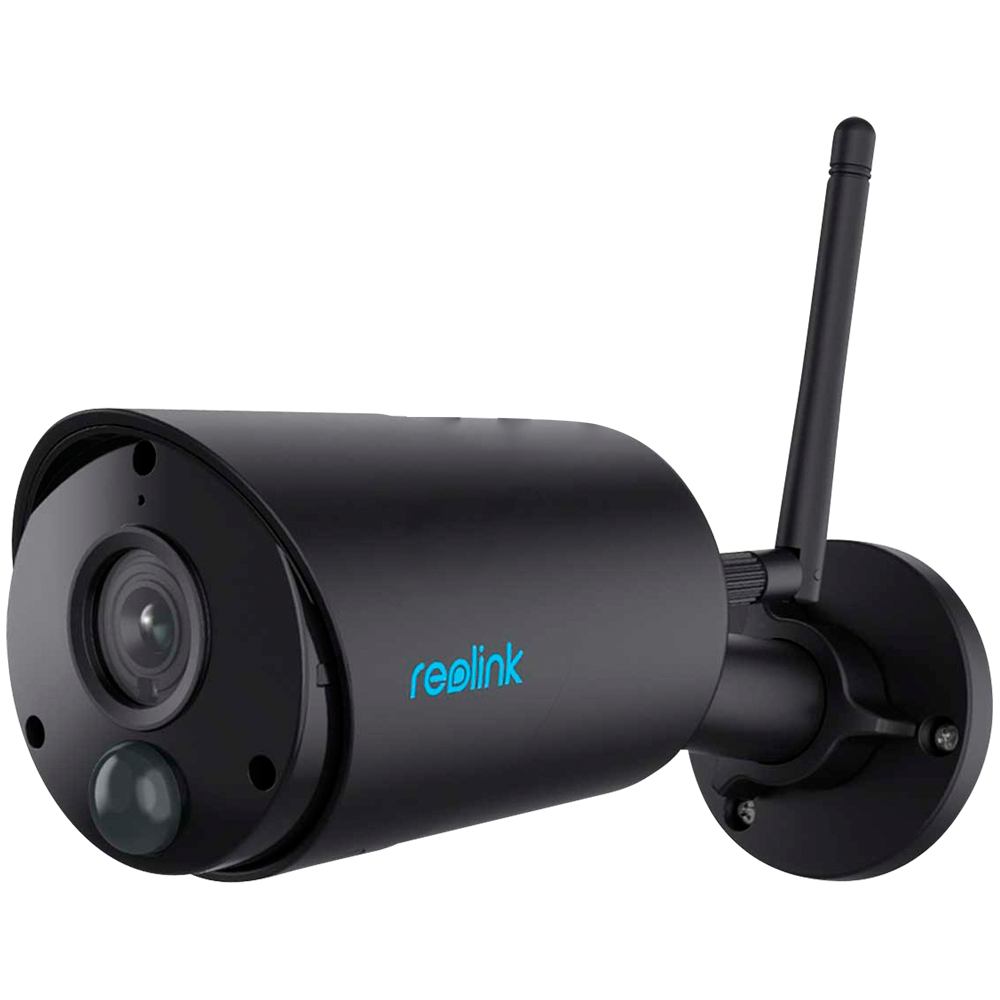 Telecamera WiFi a batteria Reolink - 3MP (2304 x 1296) - IR 10 m / Sirena - Rilevamento PIR di Persone / Veicoli - Audio bidirezionale / Slot MicroSD - Adatta per esterni