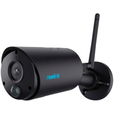 Telecamera WiFi a batteria Reolink - 3MP (2304 x 1296) - IR 10 m / Sirena - Rilevamento PIR di Persone / Veicoli - Audio bidirezionale / Slot MicroSD - Adatta per esterni