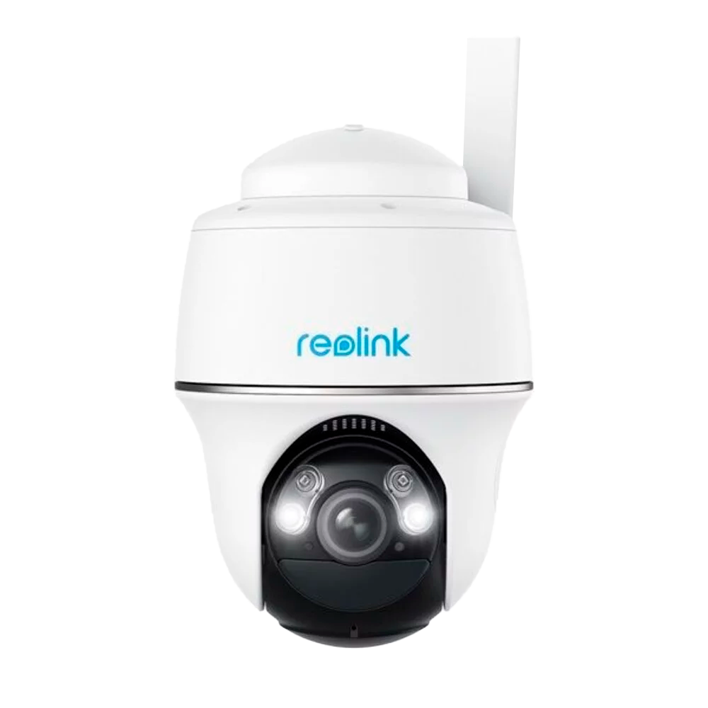 Reolink Telecamera a Batteria 4G Go Series G430 - 5MP (2880 x 1616) - IR 10 m - Rilevamento PIR di Persone / Veicoli - Audio bidirezionale / Slot MicroSD - Adatta per esterni