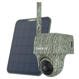Reolink Telecamera a Batteria 4K 4G Go Ranger PT G450 - 8MP (3840X2160) - IR 10 m | Pannello Solare - Rilevamento PIR di Persone / Animali - Audio bidirezionale / Slot MicroSD - Adatta per esterni