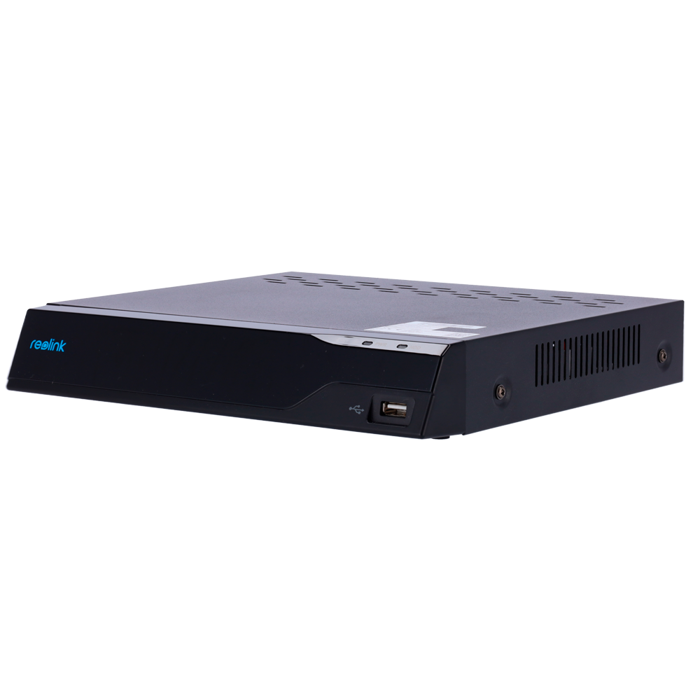 Reolink NVR 8 canali PoE  - Supporta telecamere fino a 12MP - Rilevamento di Persone / Animali domestici / Veicoli - e-SATA - 2TB HDD - Adatta per interni