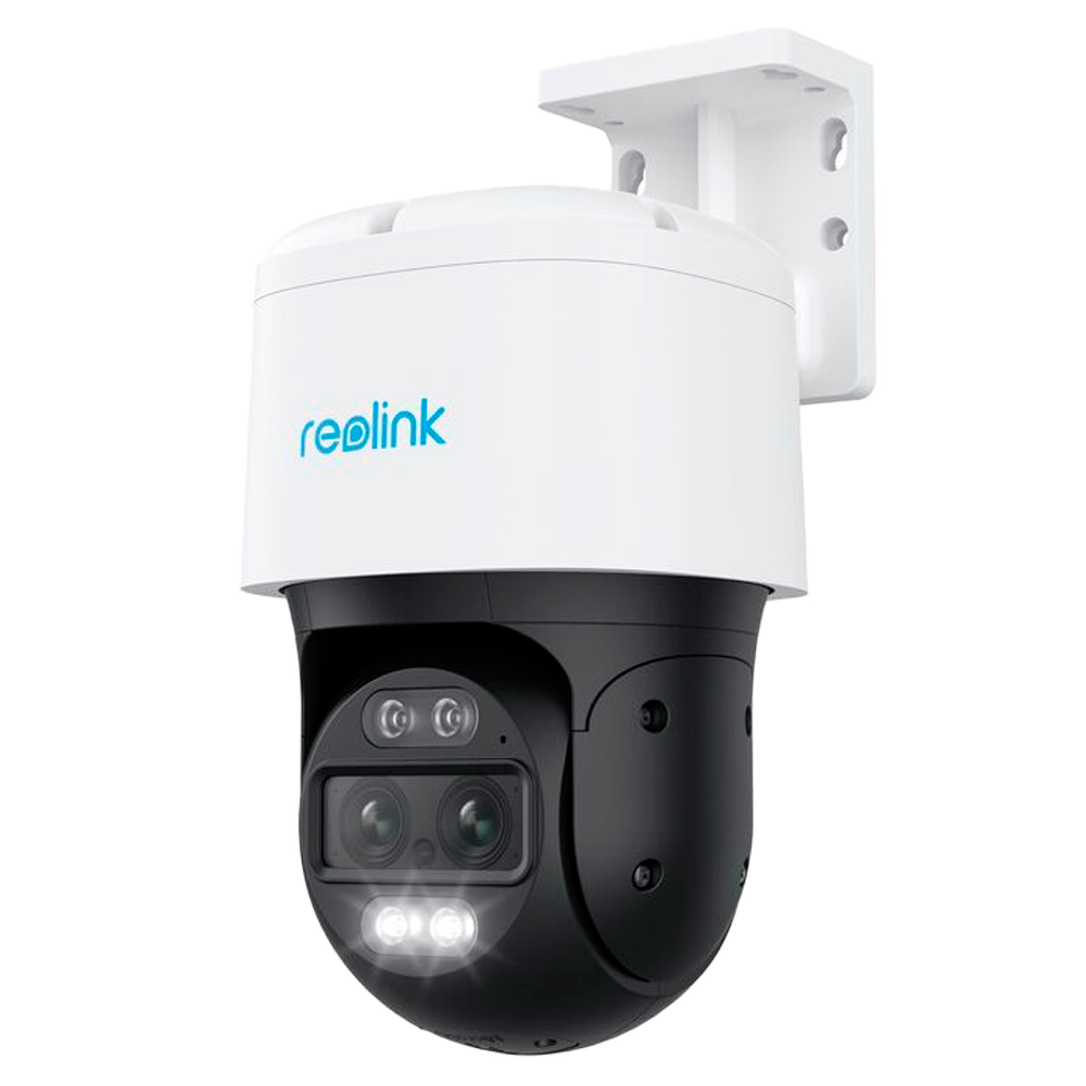 Reolink Telecamera a doppia ottica WiFi e a batteria - 4MP (2560 x 1440) - IR 30 m / Modalità Night Color - Rilevamento PIR di Persone / Veicoli / Animali domestici - Tracking &amp; zoom automatici - Adatta per esterni