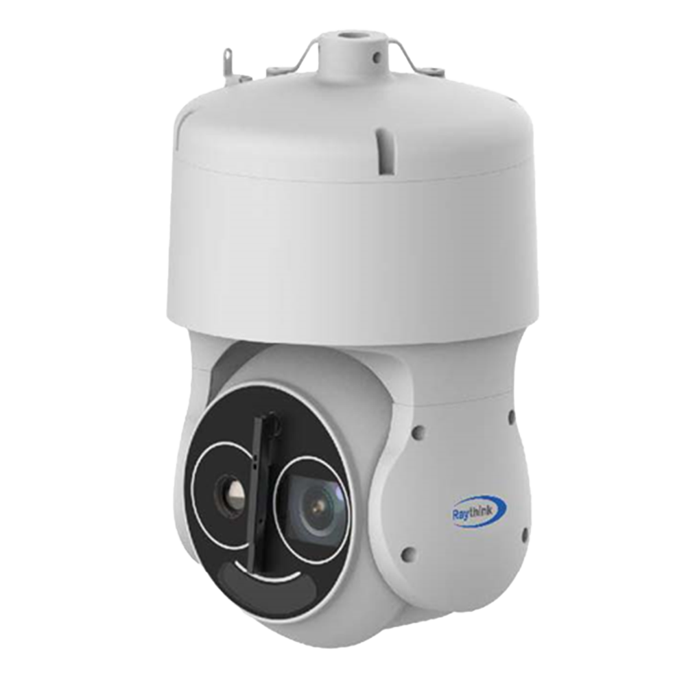 Raythink speed dome bispectrum serie PD4 - Sensore termico 640x512 VOx non raffreddato 12μm - Sensibilità termica ≤40mK (@25°C