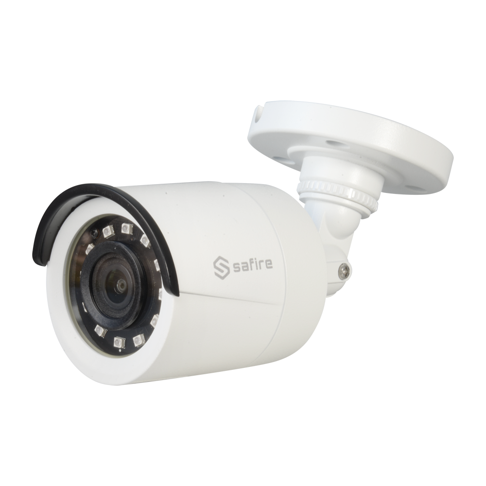 Telecamera Bullet Safire Gamma ECO - Uscita 4 in 1 - 2 Mpx High Performance CMOS - Ottica 2.8 mm - Smart IR Matrix LEDs Portata 25 m - Waterproof IP67