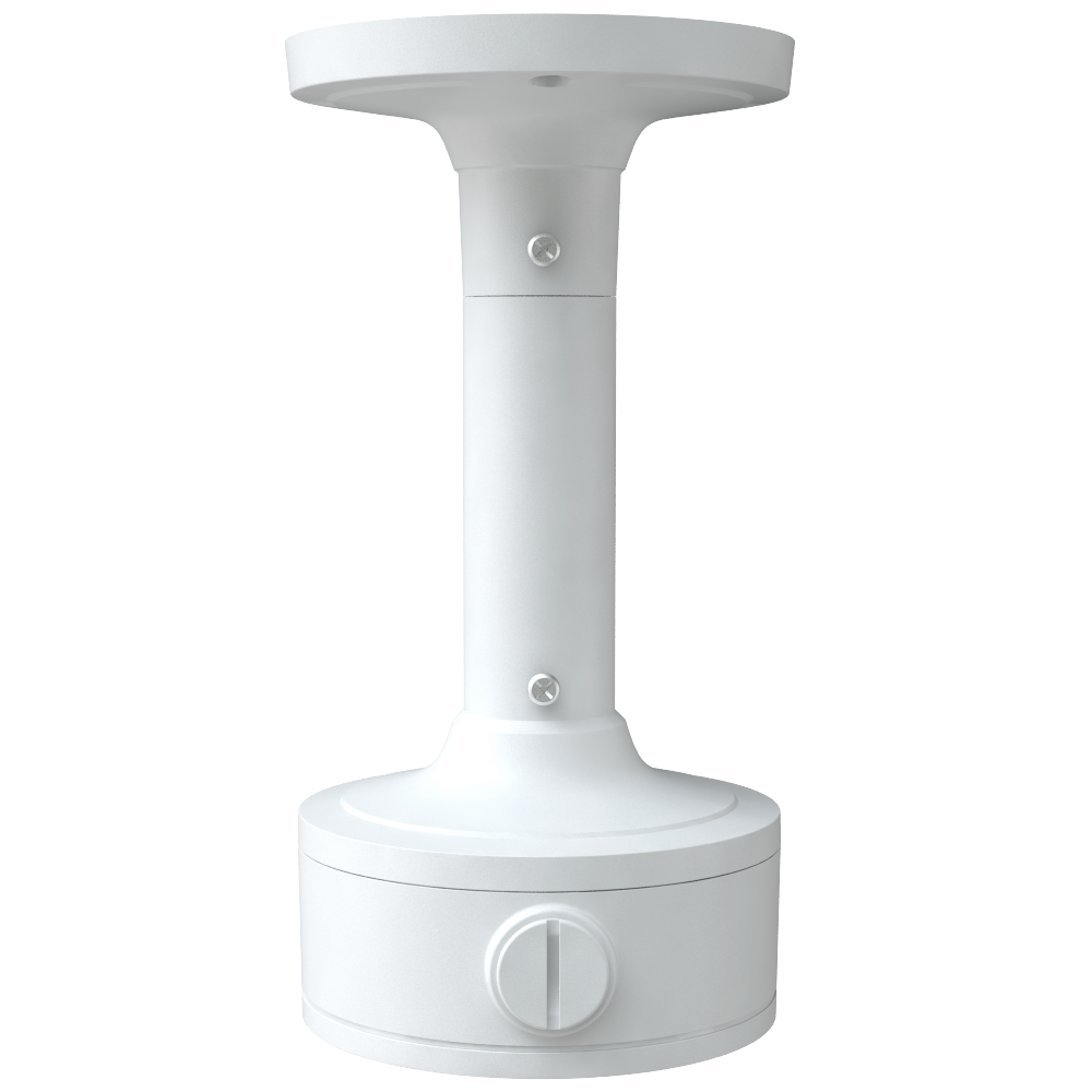 Staffa da soffitto Safire Smart - Altezza 237.9 mm - Diametro base per telecamere 117.9 mm - Adatto per esterni - Colore bianco - Fabbricato in lega di alluminio