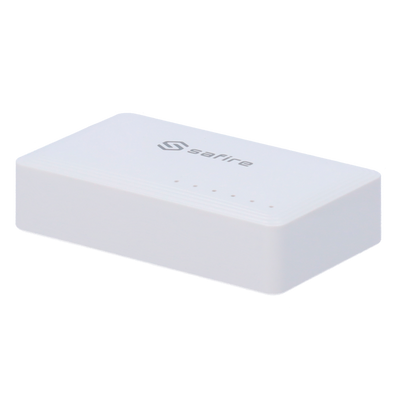 Safire - Switch da tavolo - 5 porte Gigabit - Velocità 10/100/1000 Mbps - Plug &amp; Play - Tecnologia di risparmio energetico